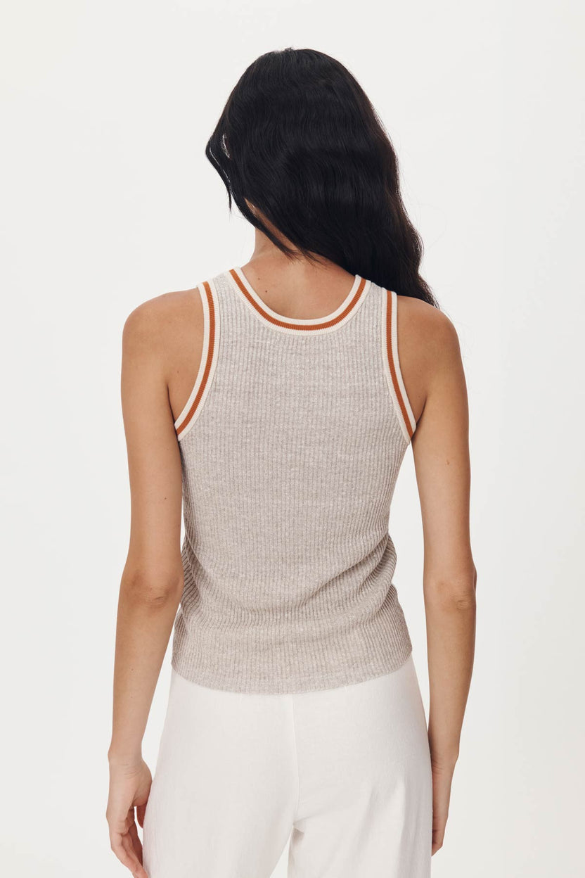 rowie the label - hubert knit tank - oat marle