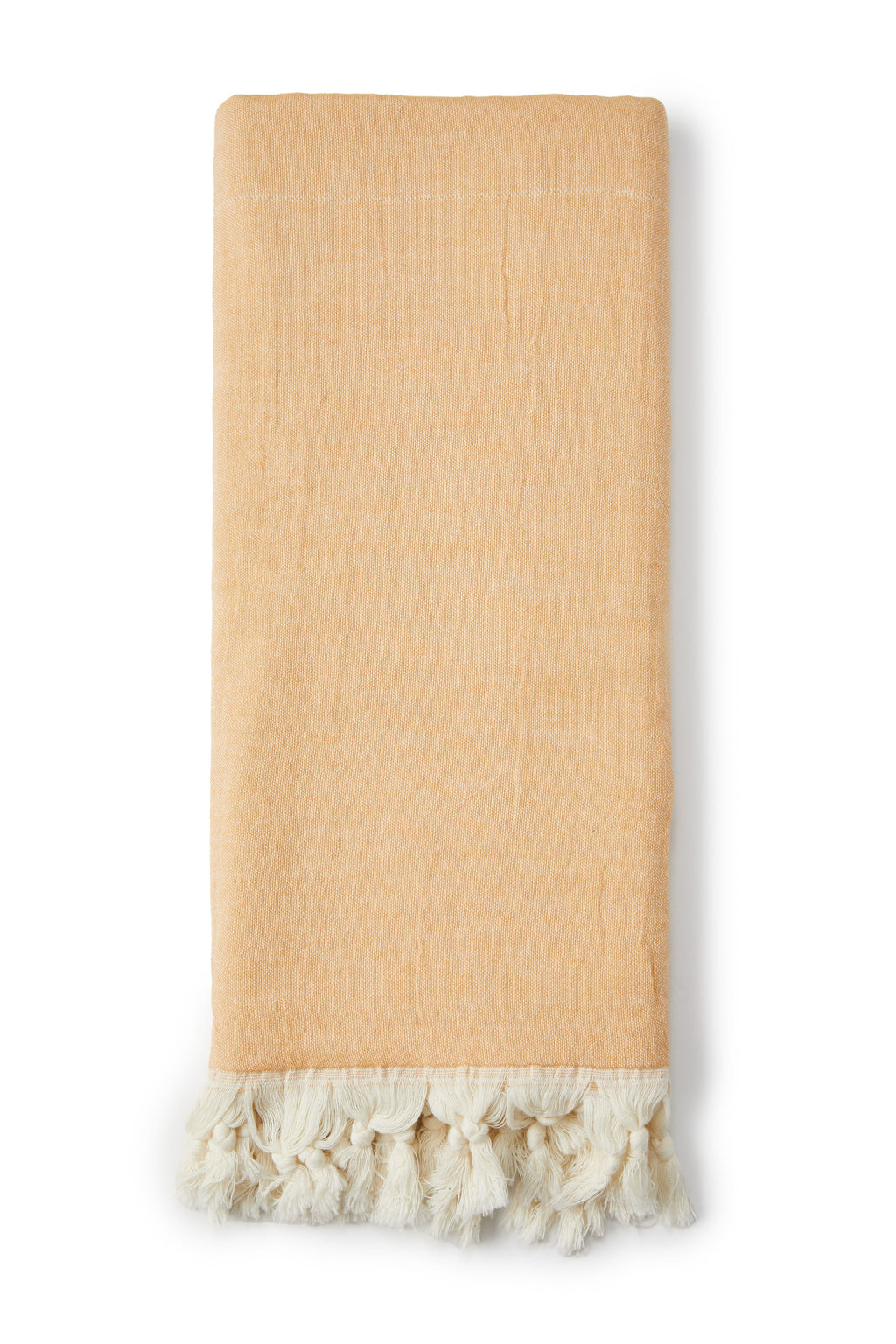 salty shadows - turkish towel palm tree - mustard