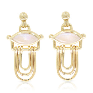 tonimay- athena moonstone gold earrings