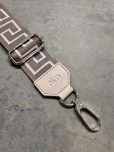 nim the label - shoulder strap - taupe/creme