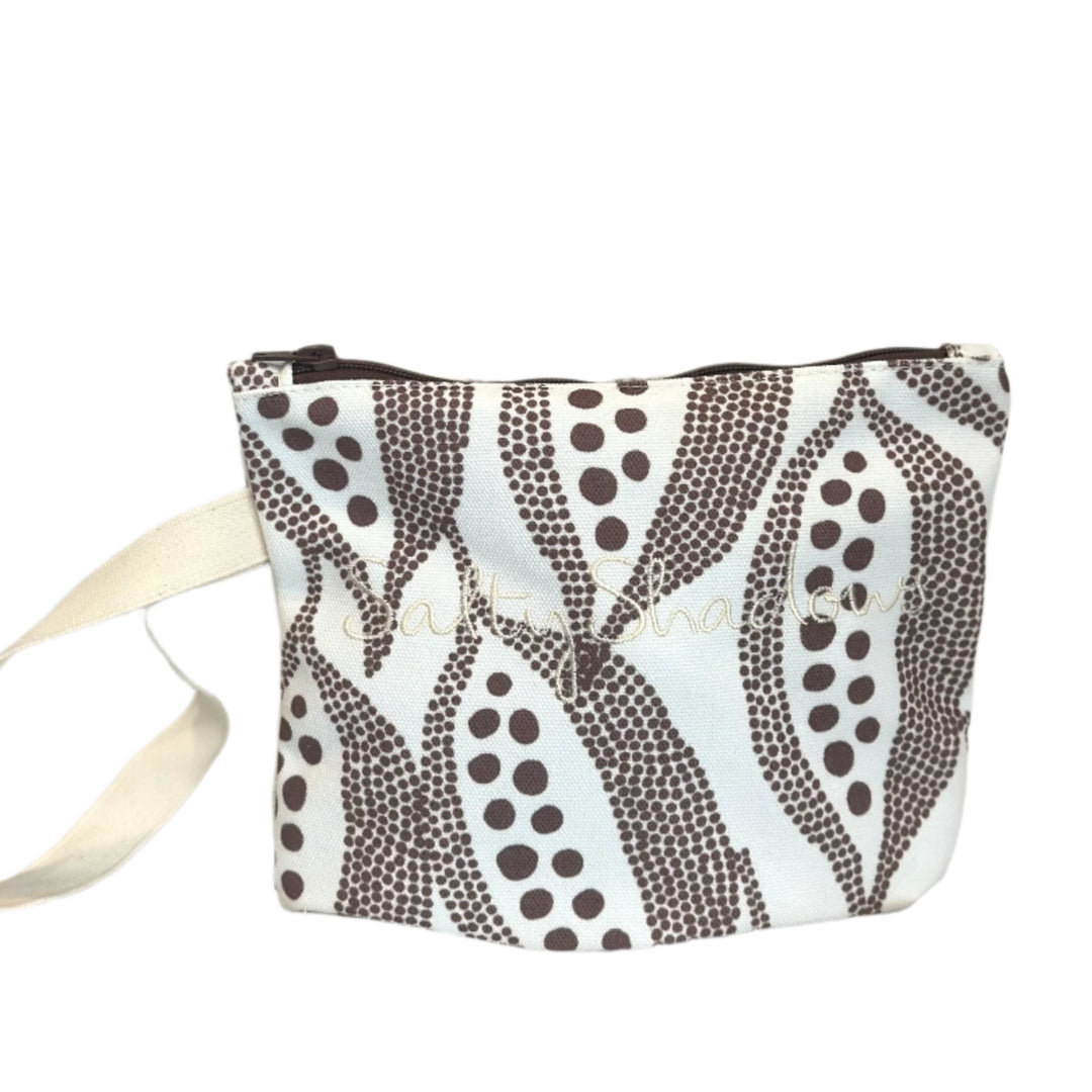 salty shadows - canvas pouch - kurrajong