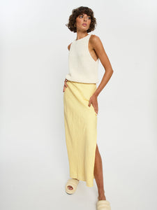 kivari - kalista maxi skirt - butter