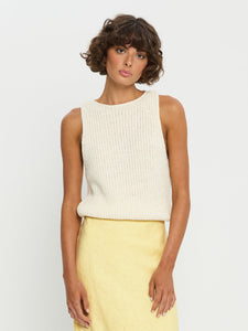 kivari - ivy knit cami - natural