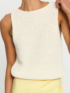 kivari - ivy knit cami - natural