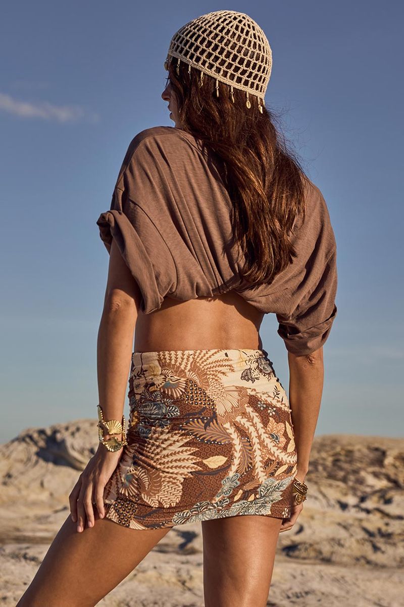 spell - volcano goddess mini skirt - coconut