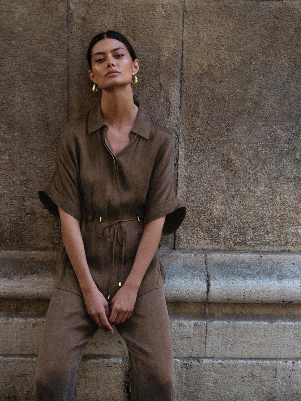 kivari - jaxon shirt - mocha