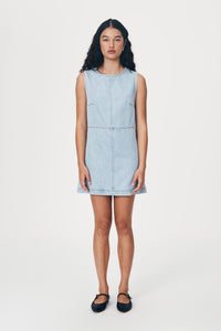 rowie the label - jean demin mini dress - azul