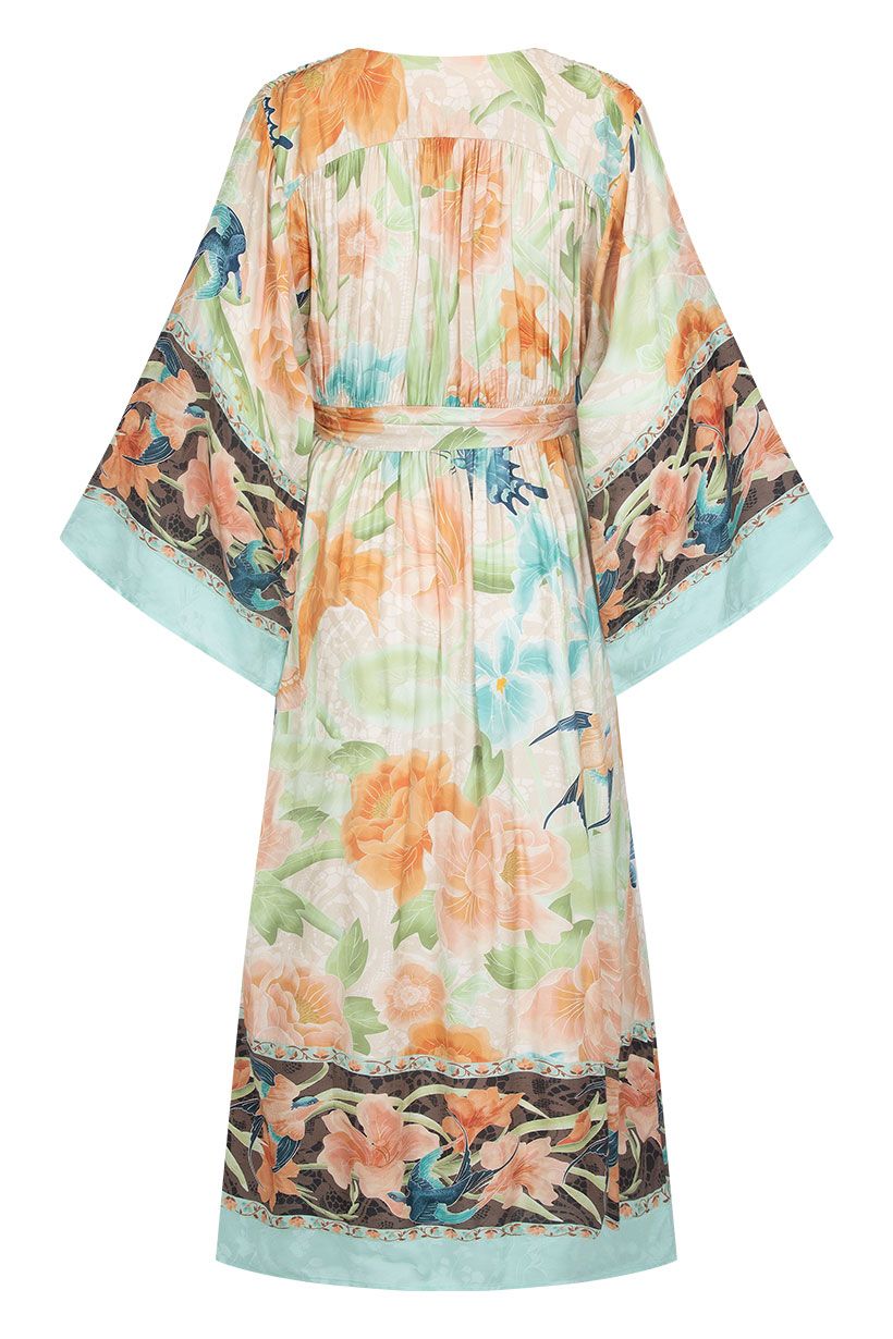 spell - painters garden gown - seafoam