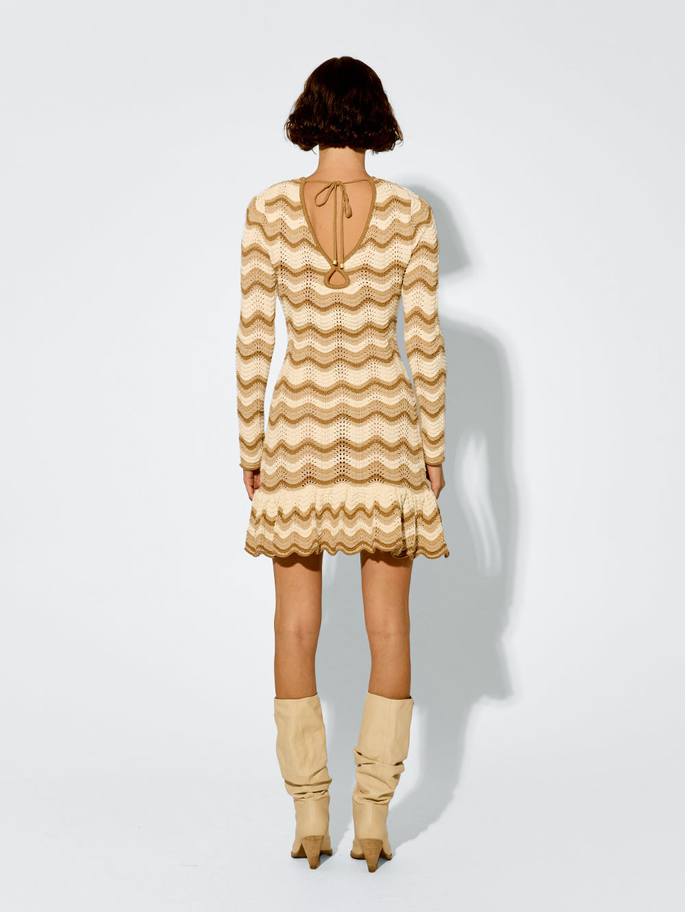 kivari - kassiani knit mini dress