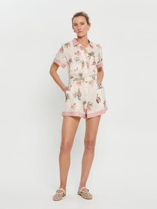 kivari - lyra linen playsuit