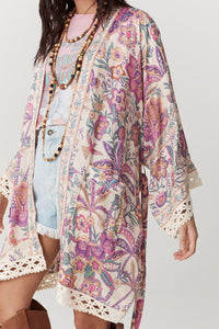 spell - mojave lily short robe - opal