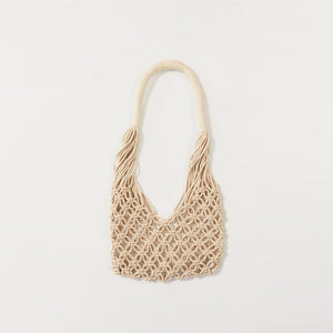 nim the label - macrame shopper - mini