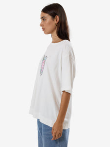 thrills - deadly belle box tee - dirty white