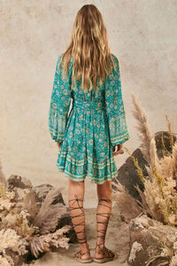spell - elysian tunic dress - jade