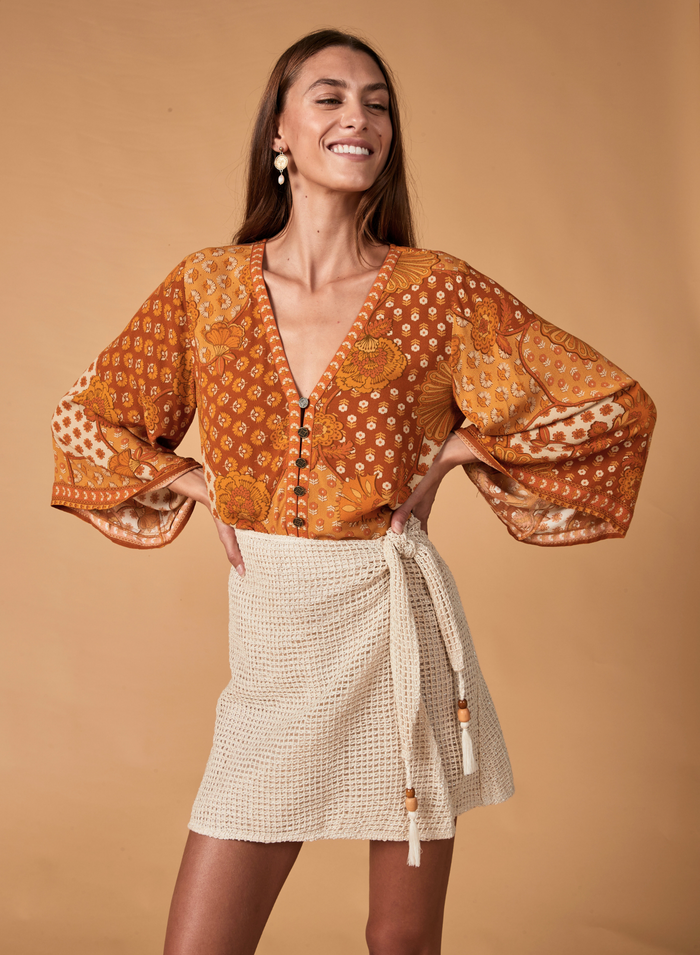 nine lives bazaar - sadie blouse - bohemian