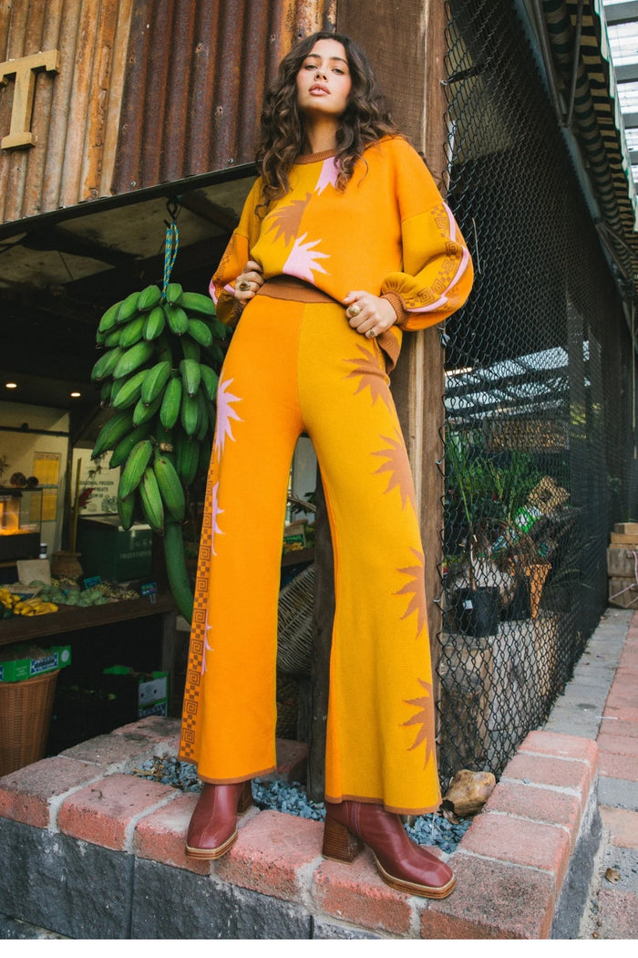 nine lives bazaar - horizon pants - spice