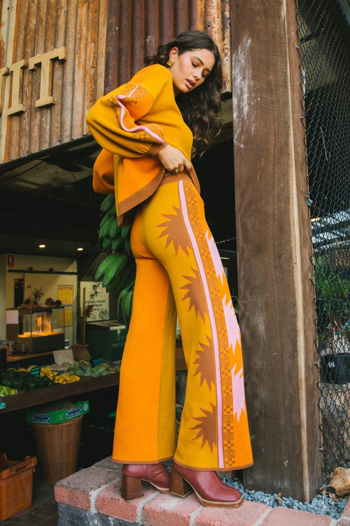nine lives bazaar - horizon pants - spice