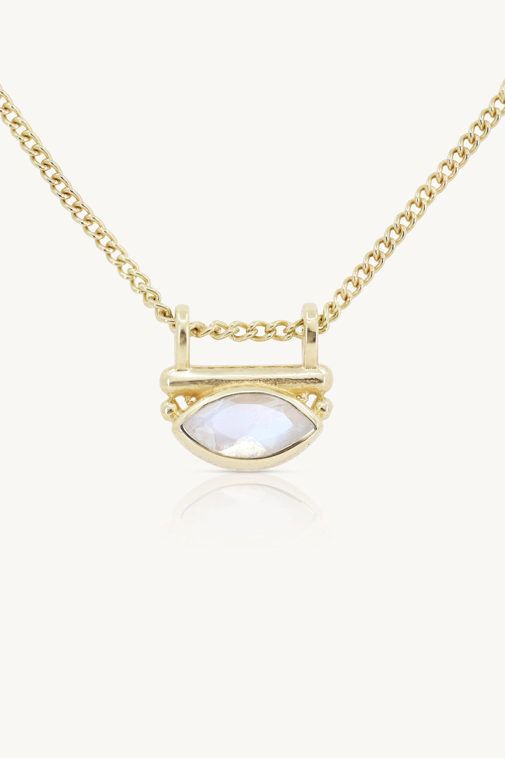 tonimay - nyra moonstone necklace - gold