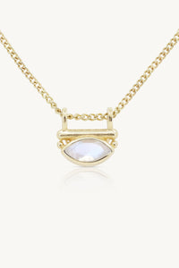 tonimay - nyra moonstone necklace - gold