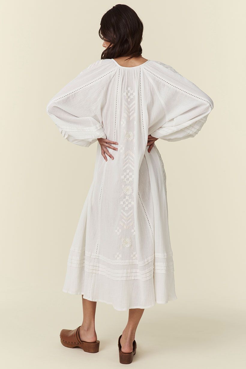 spell - sandbar gown - white