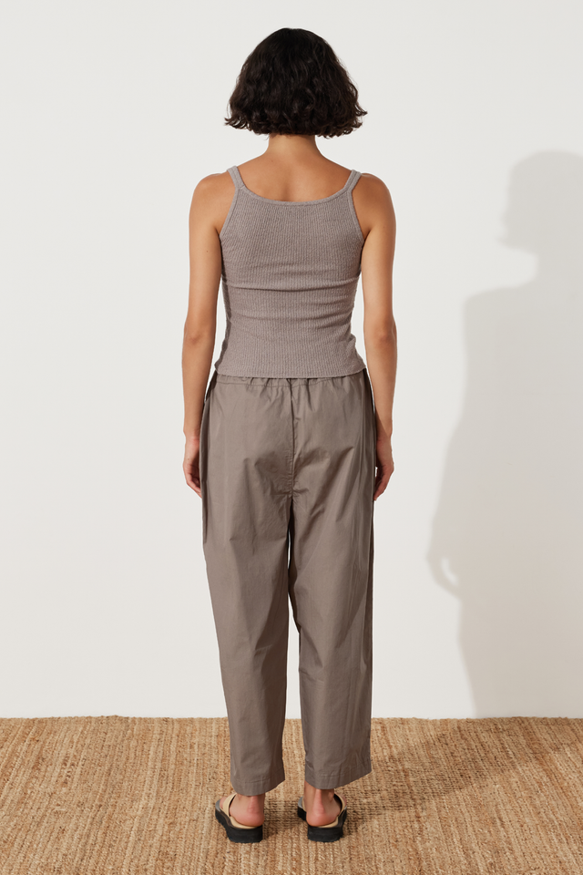 zulu & zephyr - organic cotton pant - pewter