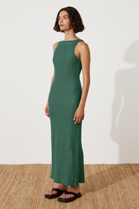 zulu & zephyr - emerald crochet dress