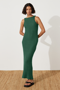 zulu & zephyr - emerald crochet dress