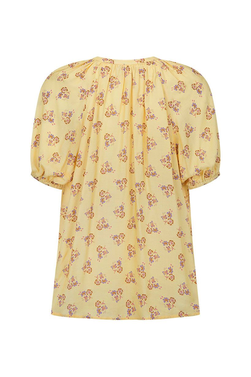 spell - rebel spirit short sleeve blouse - daffodil