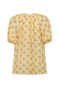 spell - rebel spirit short sleeve blouse - daffodil