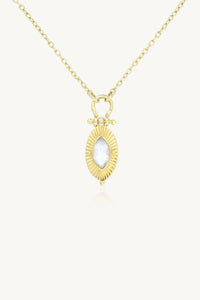 tonimay - radiance moonstone necklace - gold