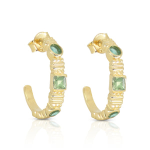 tonimay - rana apatite gold earrings