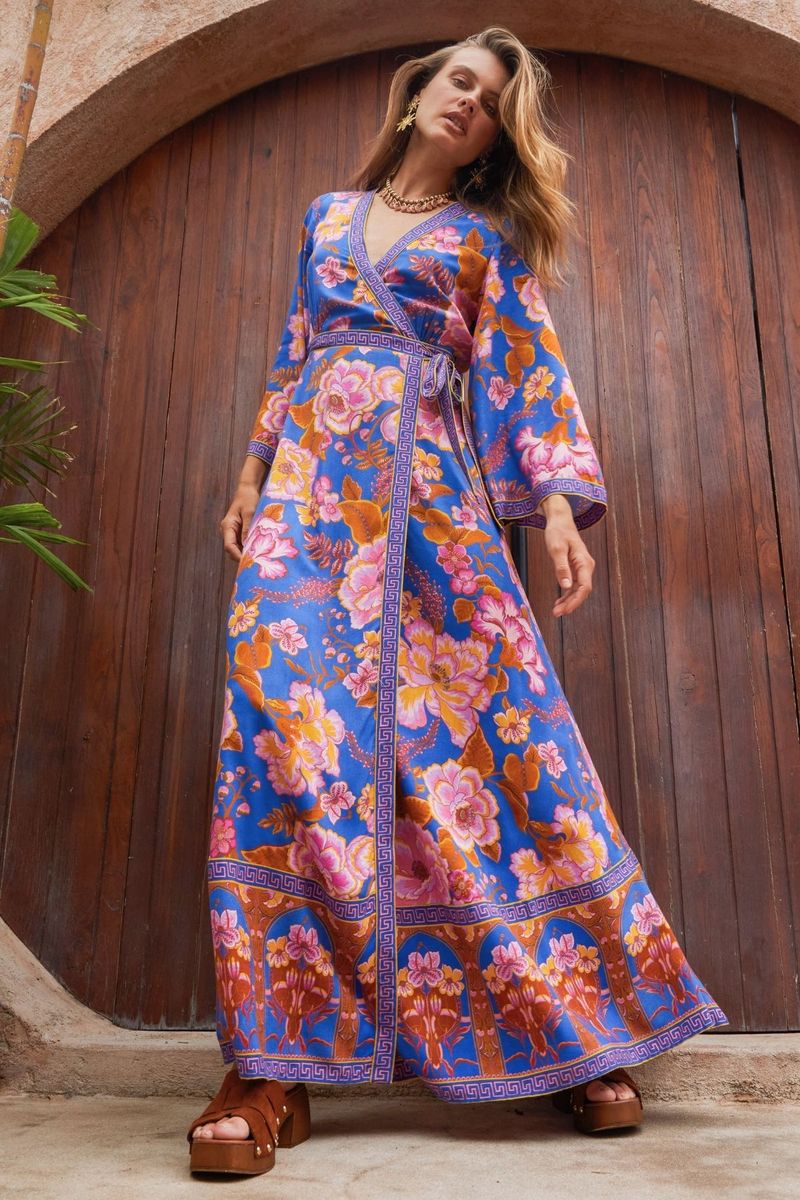 nine lives bazaar - talulah gown - peony