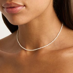 by charlotte - moonlight choker - gold