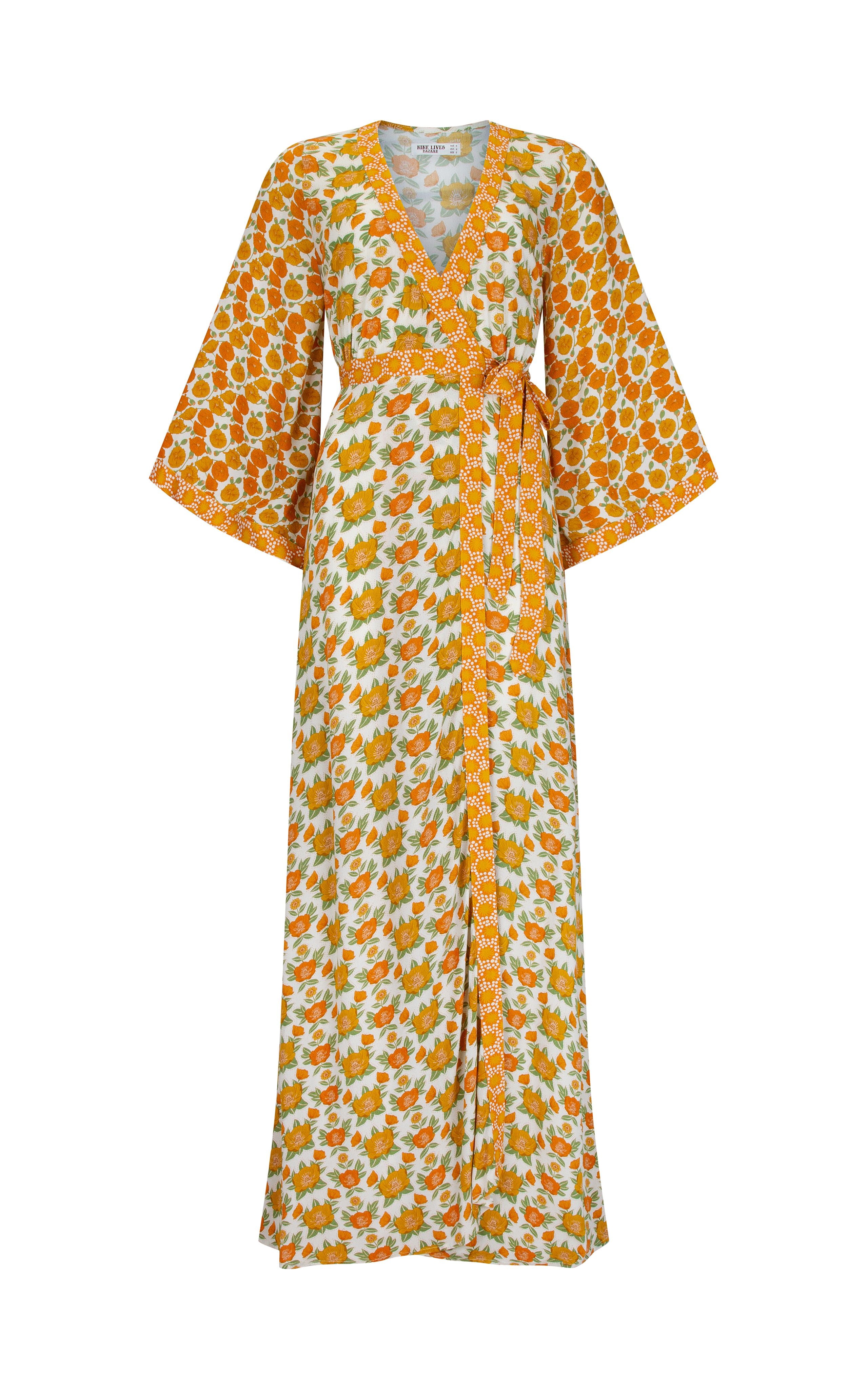 nine lives bazaar - talulah maxi dress - butterscotch