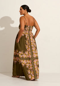 auguste - hallie maxi dress - khaki