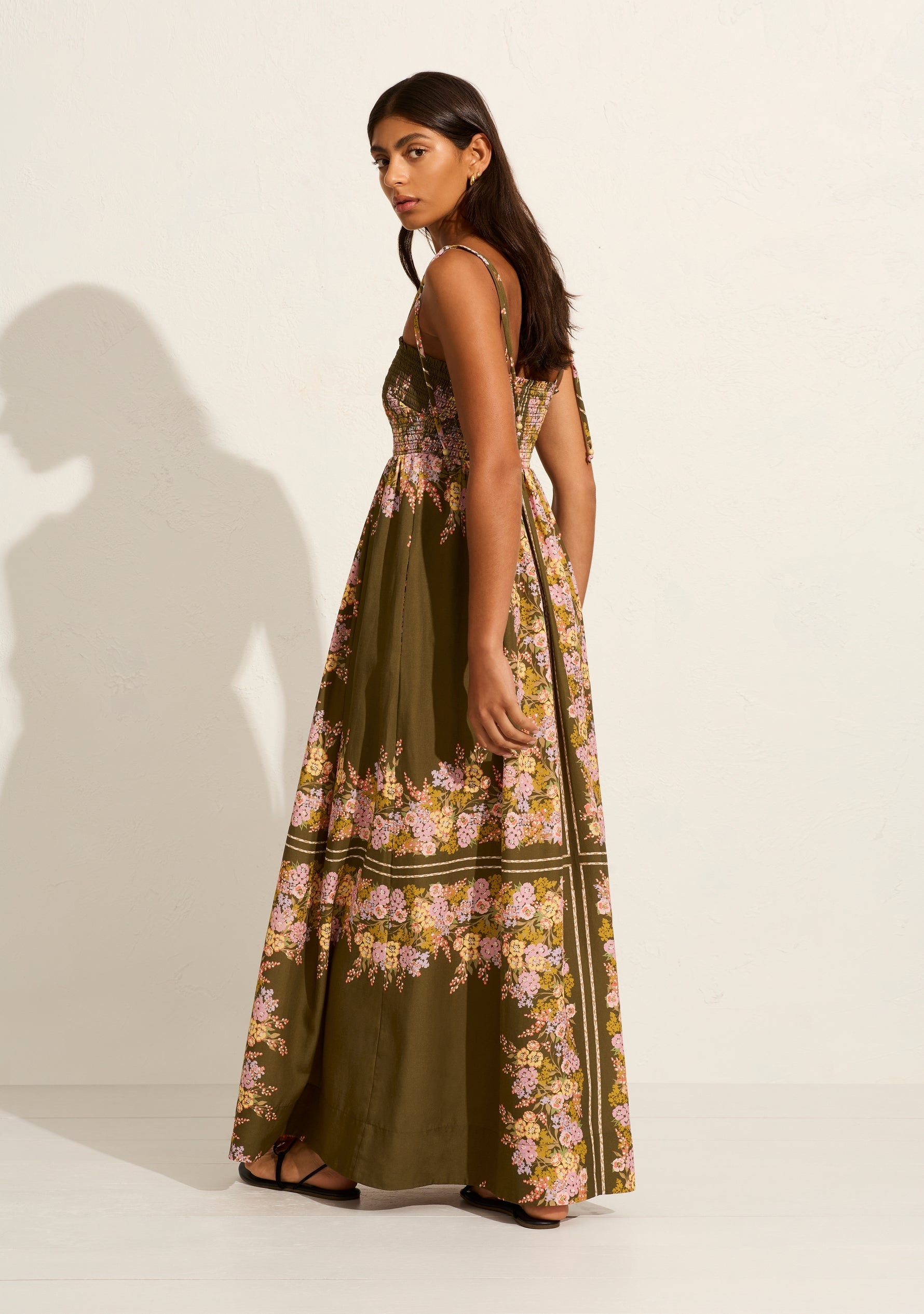 auguste - hallie maxi dress - khaki