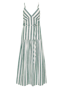 auguste - elowen maxi dress - forest green