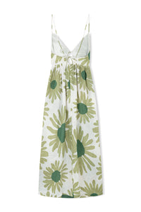 zulu & zephyr -aloe flower linen dress