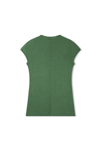 zulu & zephyr - cotton blend knit top - eucalyptus