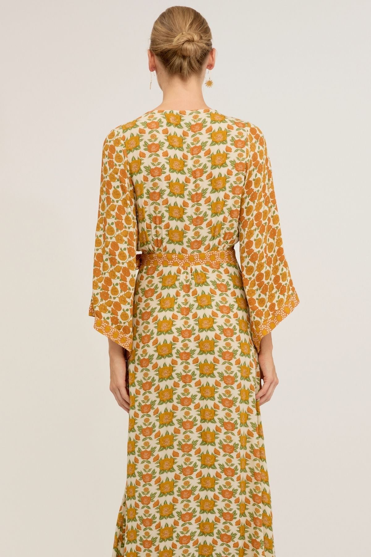 nine lives bazaar - talulah maxi dress - butterscotch