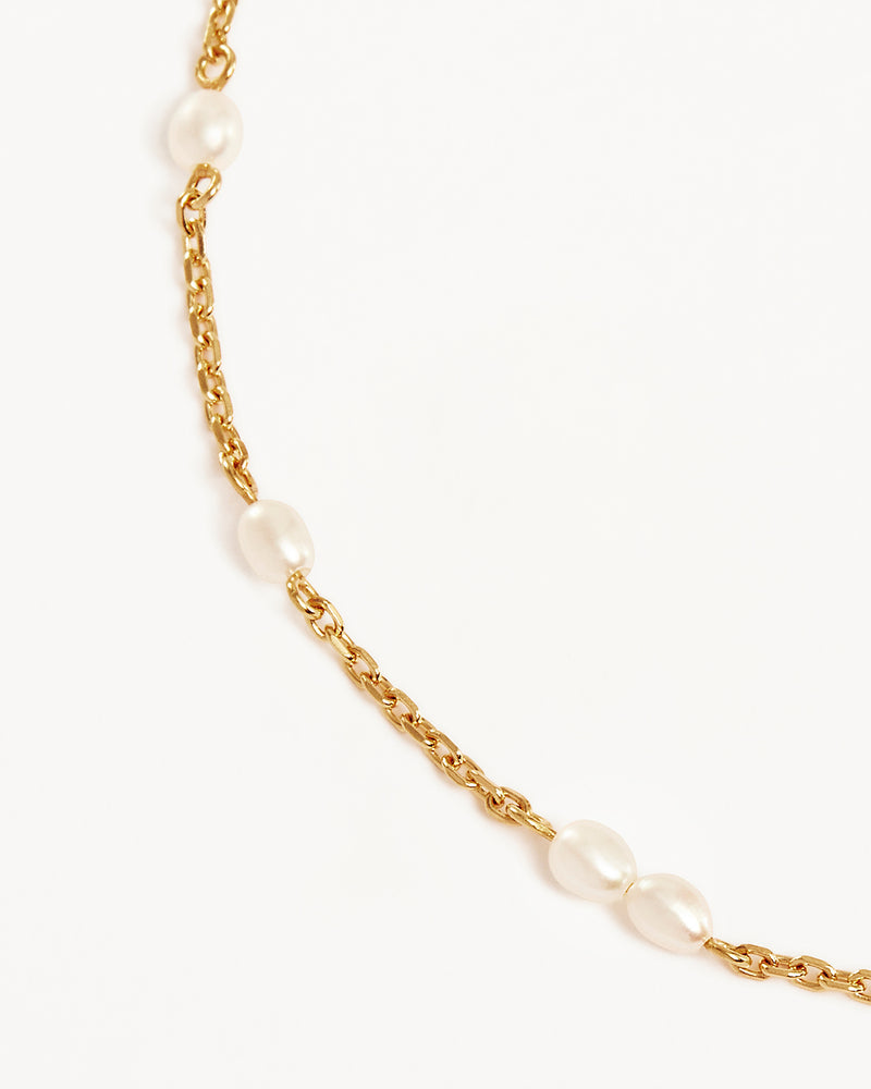 by charlotte - serene dreams pearl bracelet - gold