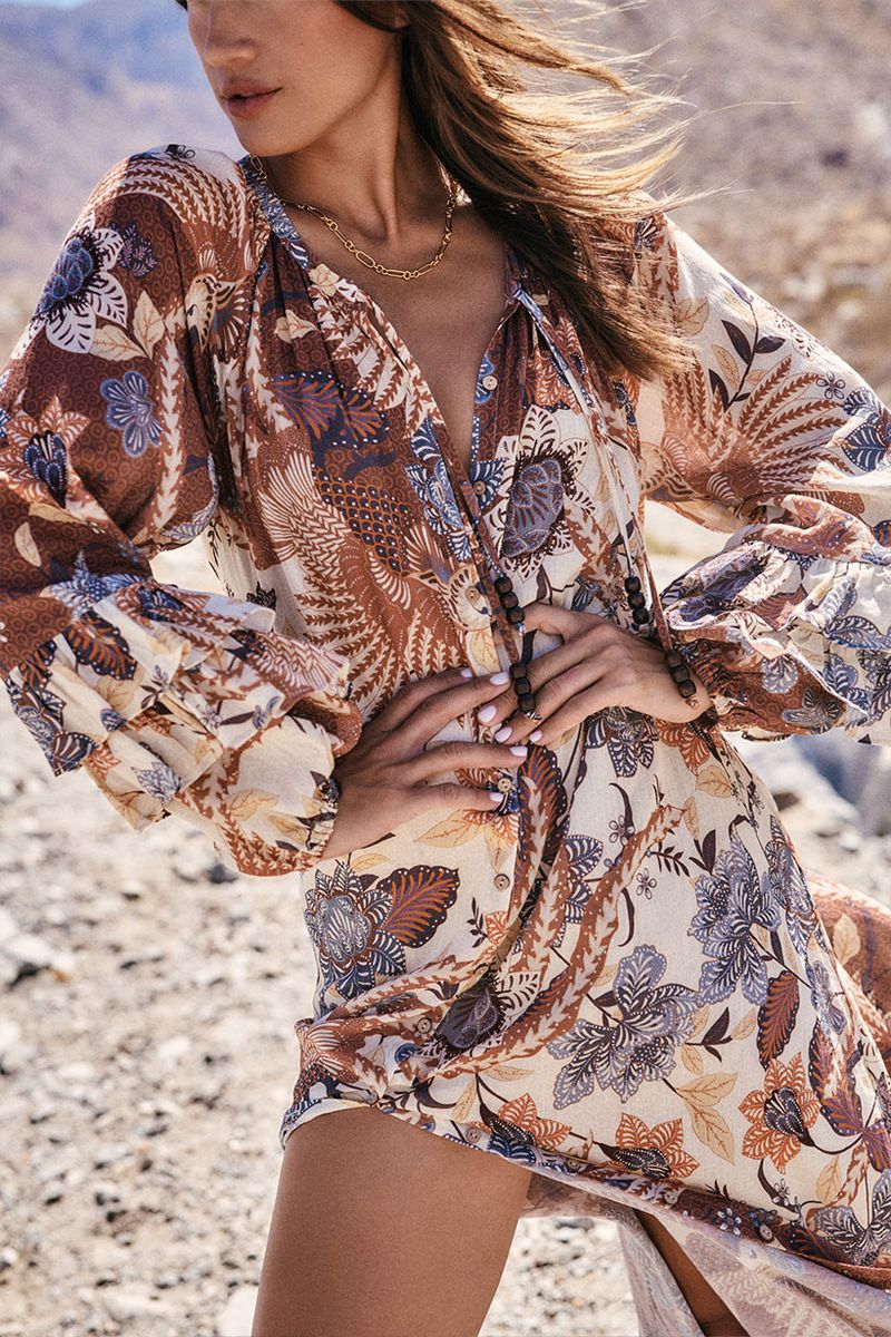 spell - volcano goddess gown - coconut