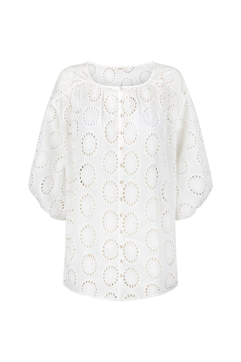 spell - yaya lace blouse - antique white