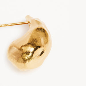 by charlotte - wild heart large earrings - gold