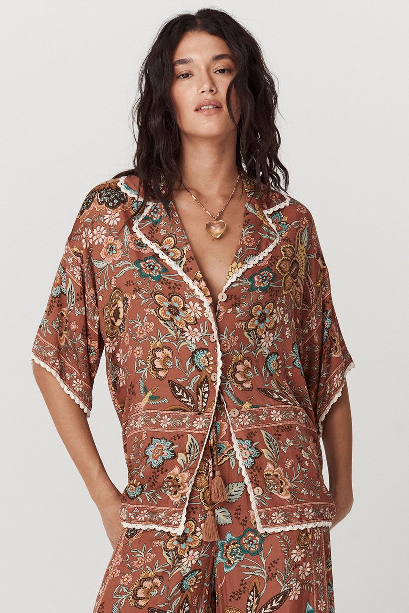 spell - mojave lily shirt - amber