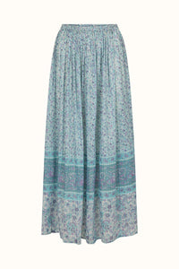 spell - little bird maxi skirt - sky