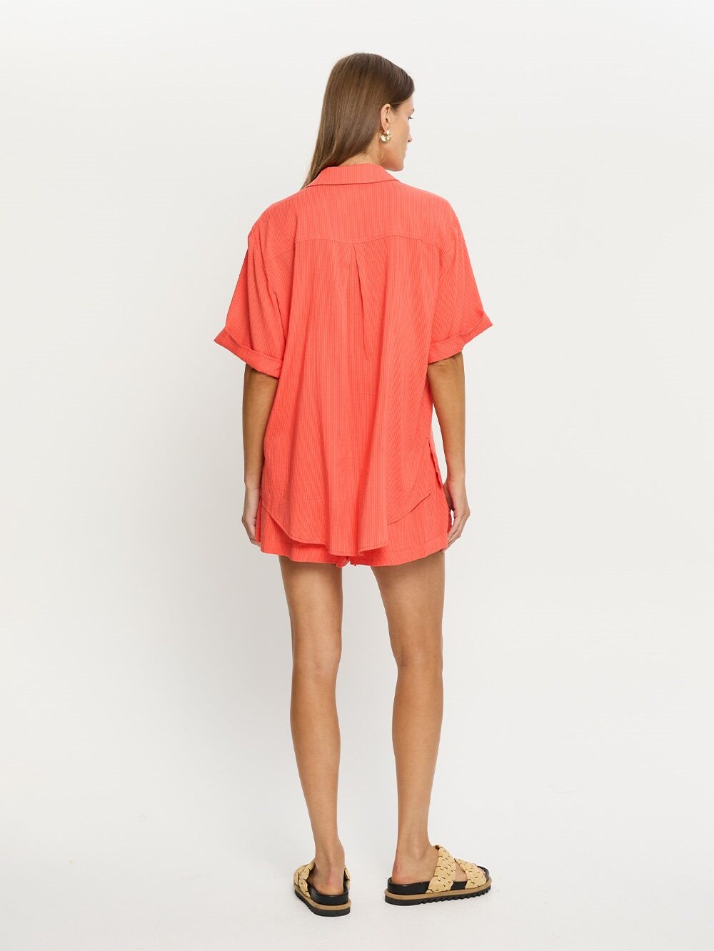 kivari - ventura shirt - red