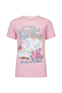 spell - peaches biker tee - musk