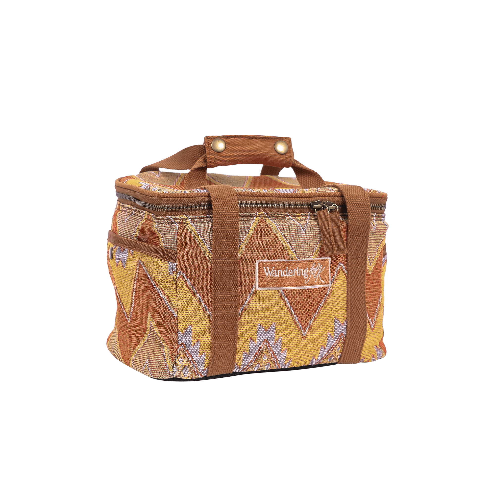 wandering folk - jagger cooler bag mini - iris