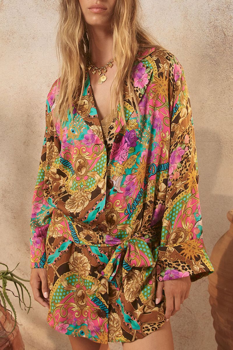 spell - lovers & dreamers blazer dress - cosmos pink